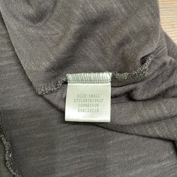 Comme Toi… shirt dress cover-up Dark Gray size Small - Picture 12 of 14